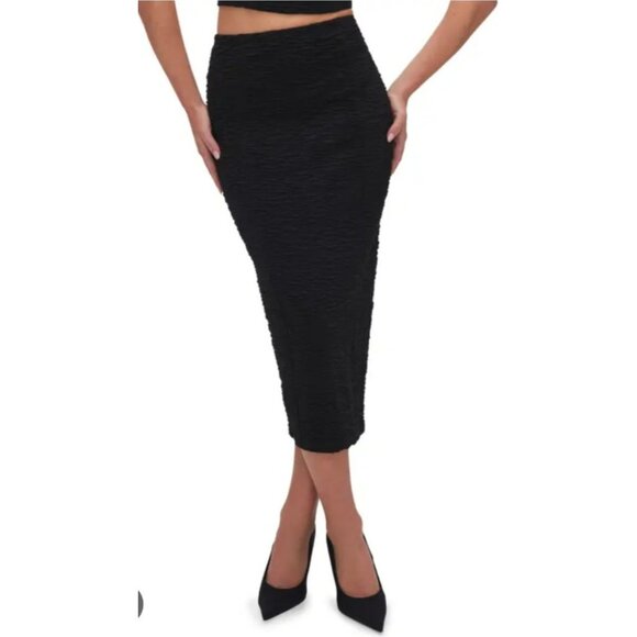 Good American Textured Maxi Skirt Size 0 - Picture 11 of 12